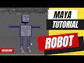 Maya tutorial robot modleing tutorial  rees3dcom
