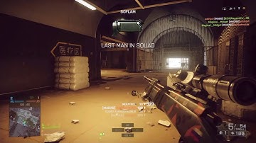 BATTLEFIELD 4 QUICKSCOPE DOUBLE KILL