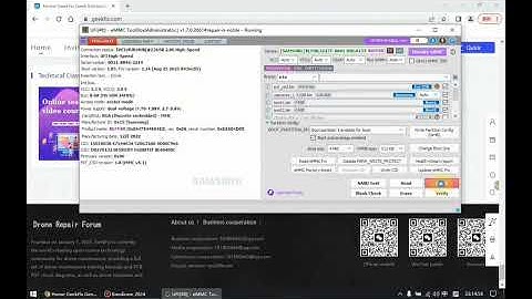 DJI Drone Chip-Level Repair Tool Programmer Usage Demonstration: RT809H, UFIbox, Easyjtag, Mipi, etc