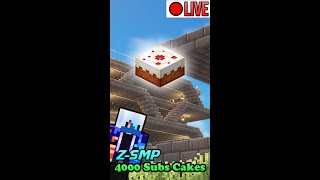 Complete: 4000 Cakes For My Subscribers In Minecraft Survival SMP [ Vertical Stream ]