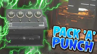 WW2 ZOMBIES: THE DARKEST SHORE - PACK A PUNCH TUTORIAL!  PACK A PUNCH EASTER EGG GUIDE (COD WW2)