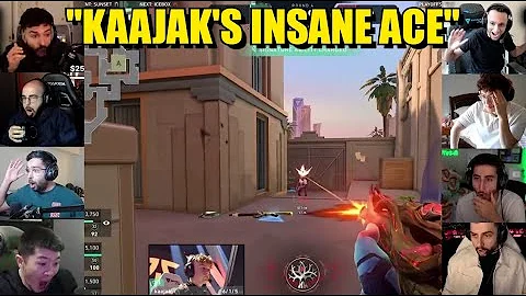 Valorant pros/streamers react to FNATIC KAAAJAK's INSANE ACE against TH in EWC GRAND FINAL