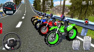 Motocross Dirt Bike Stunt Racing Simulator 2025 - Off-Road Bike Driving 3D #1 - Android Gameplay FHD screenshot 2