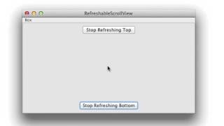 Refreshable Scroll View