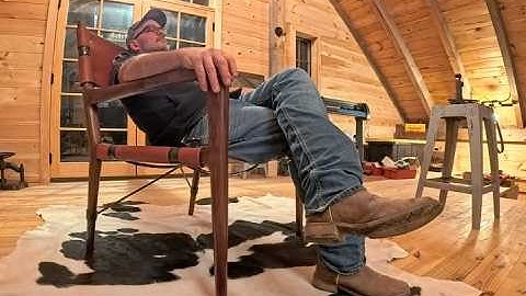 Walnut Steel & Leather