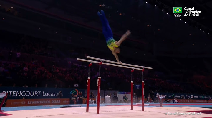 MUNDIAL DE GINÁSTICA 2022 – Lucas Bitencourt se apresenta nas barras paralelas - final por equipes