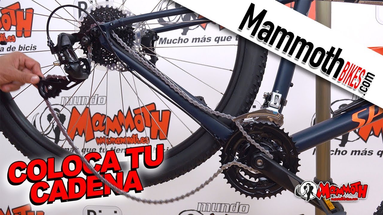 repentino Pantano pueblo Cómo colocar la cadena de la bici y por qué se sale - YouTube