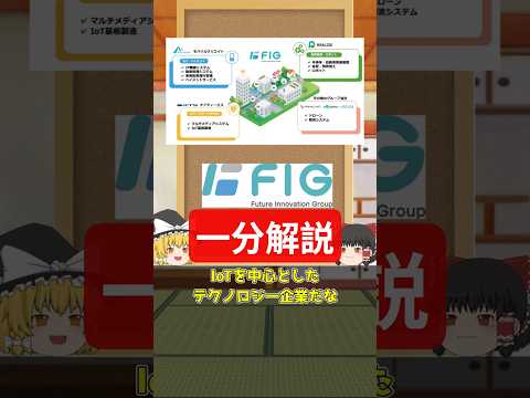 FIGを日めくり企業分析【ゆっくり解説】