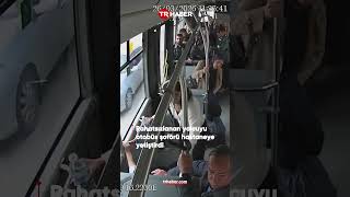 Otobüs şoförü hastalanan yolcuyu hastaneye yetiştirdi