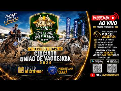 DISPUTA DERBY CIRCUITO UNIÃO DE VAQUEJADA 2026 | PINDORETAMA - CE