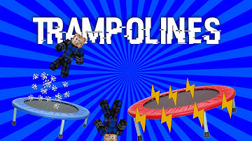 Trampolines in minecraft| w/ only one command