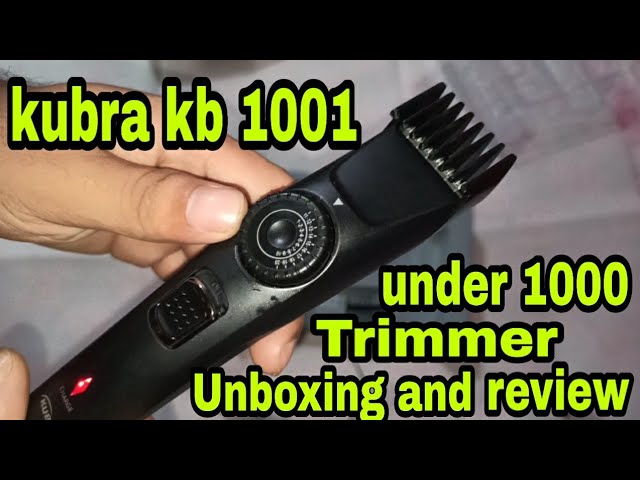 kubra kb 1001 trimmer review