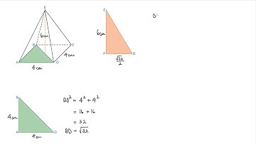 Pythagoras in 3D - pyramid lengths