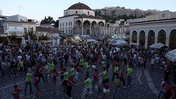 International Zouk Flashmob 2015 @ Monastiraki Square Athens
