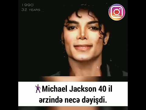 Maykl Cekson (Michael Jackson) 40 il ərzində necə dəyişdi | RUMO TV