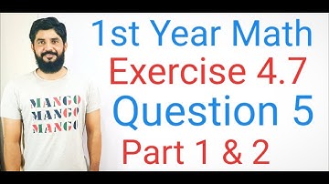 Class 11 Math | Exercise 4.7 Q5 (Part 1 & 2) Complete Solution | Infinite Geometric Series Explained