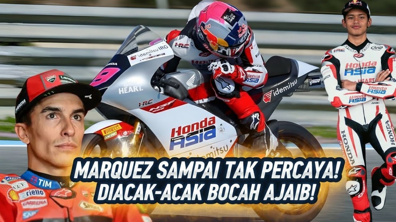 MARQUEZ SAMPAI MELONGO! Veda Ega Pratama Acak-Acak Barisan Depan di Tes Pertama!