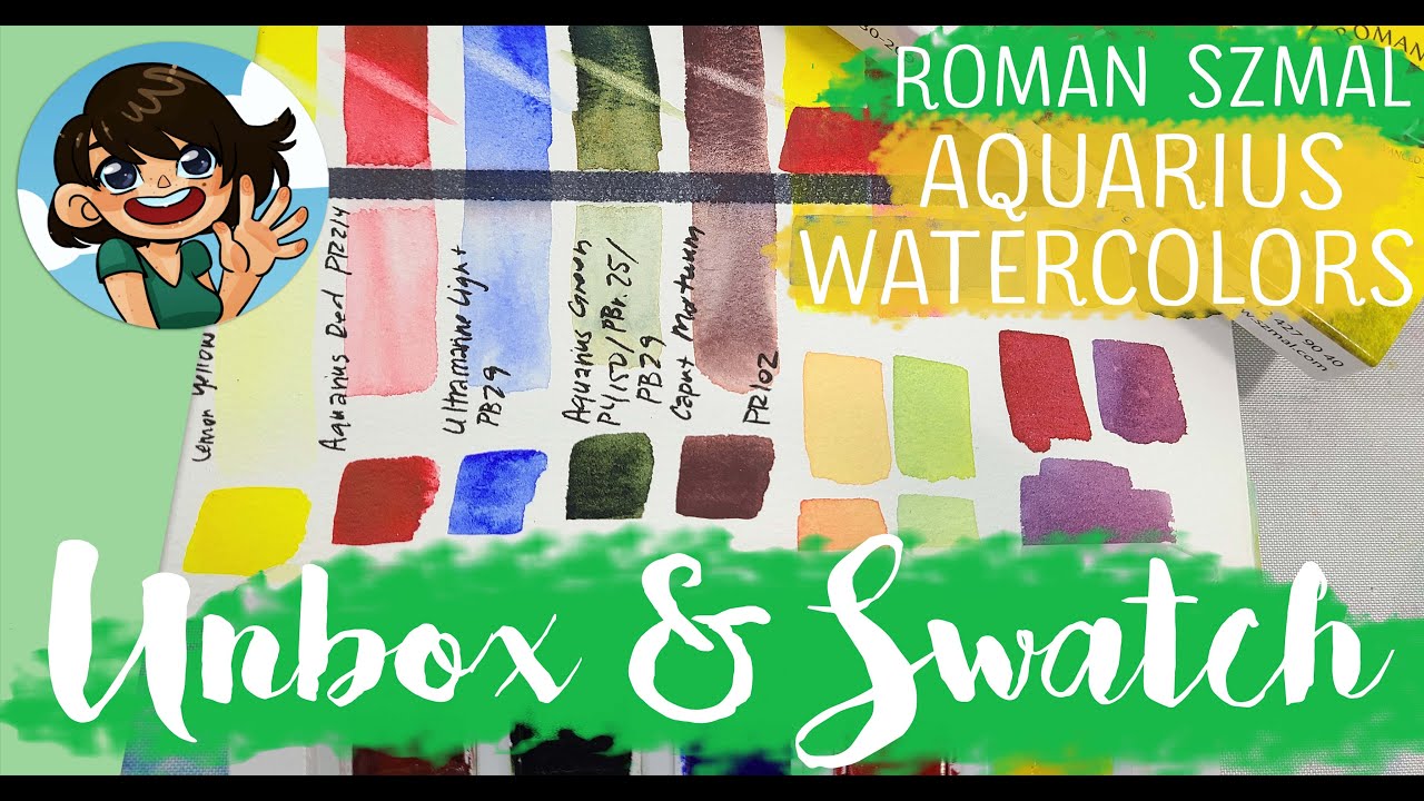 Colour Mixing with the Roman Szmal Aquarius Watercolours Mixing
