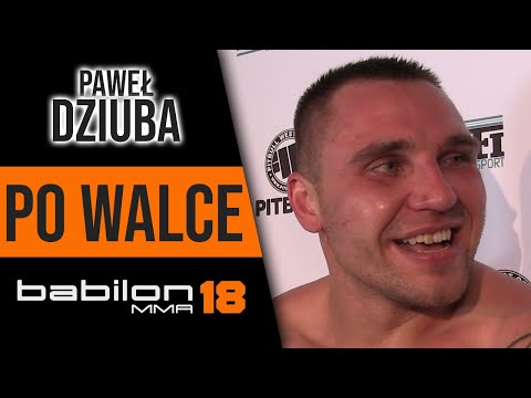 Paweł Dziuba brutalnie nokautuje w pierwszej rundzie na Babilon MMA 18