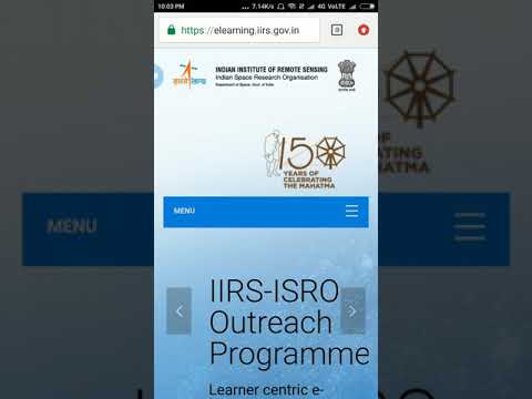 IIRS-ISRO E-CLASS Login to Listen the Lectures
