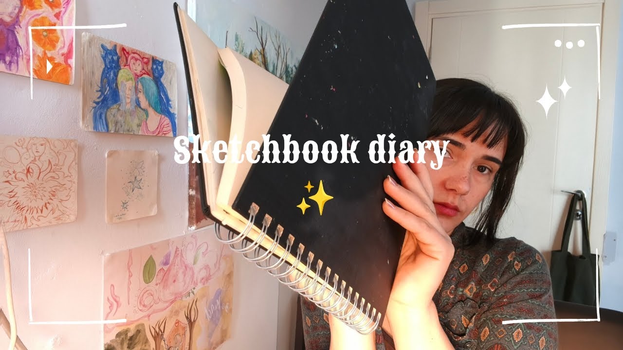 Sketchbook Diaries #1 İdealize benlik üzerine çizim 👾