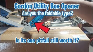Gordon Blue Folding Lock-Back Utility Box Opener Review
