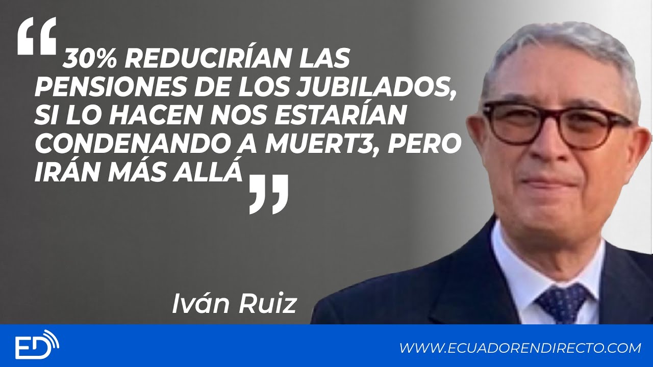 REDUCIRÍAN LAS #PENSIONES DE LOS #JUBILADOS AL 30%, SI LO HACEN NOS ESTARÍAN #CONDENANDO A MU3RT3
