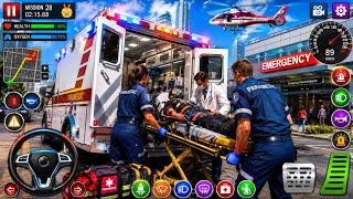 Ambulance City Rescue Simulator 3D Game 911 Us Emergency Ambulance - New Version For Android #part12 screenshot 4