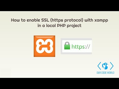 How to enable SSL (https protocol) with Xampp in a local PHP project