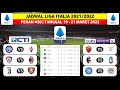 Jadwal Liga Italia Pekan 30 | Inter vs Fiorentina | Klasemen Liga Italia 2022 | Live RCTI