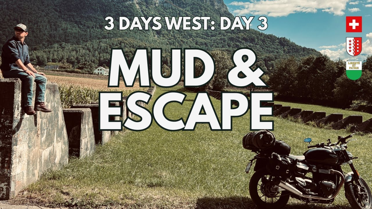 Exploring the lanes of Canton Vaud and trying to evade the rain on my way | Triumph SpeedTwin 1200