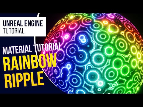Unreal Engine 5 Tutorial: Creating a Rainbow Ripple Effect with Materials | UE5 Guide