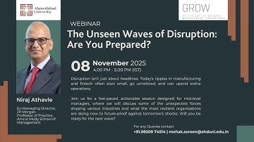 Unseen Waves of Disruption: Are You Prepared? GROW Webinar