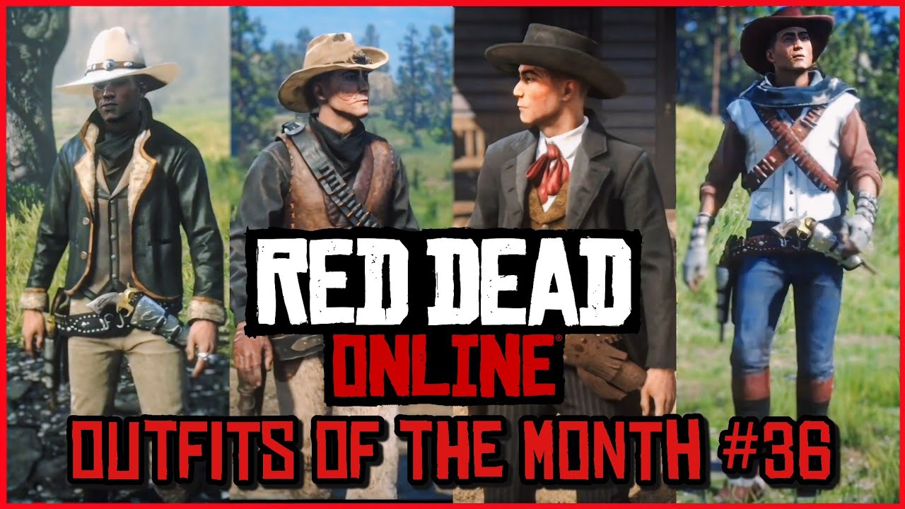 Red Dead Online Outfits of The Month #36 - YouTube