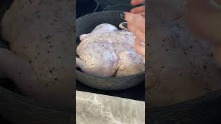 🍗 Курица по-аджарски на сковороде. Рецепт вкусной жареной курочки целиком #рецепт #курица #ужин