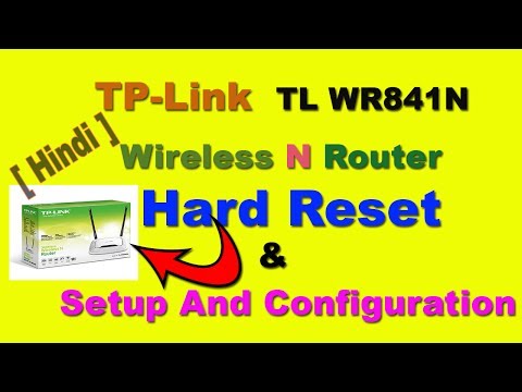 How To Reset TP Link TL WR841N Wireless N Router! also router username and password (hindi/urdu)