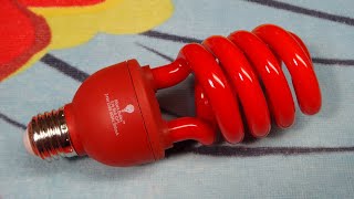 Bluex Bulbs Red 24watt CFL Light Bulb