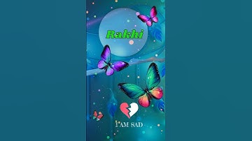 Rakhi Name Whatsaap Status Video Rakhi Name #short Video