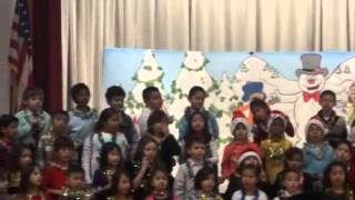 Third grade Christmas school performance 2012