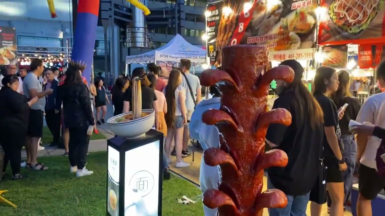 Toronto Night Market North York Mel Lastman Square Event Asian Food Fest Dance on Yonge Star Dance