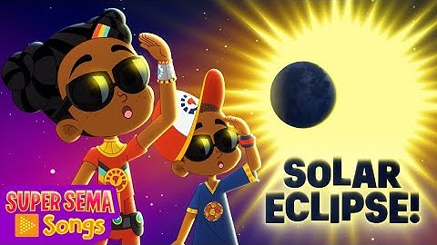 Look Up! Total Solar Eclipse Explained for Kids | Science + Educational Songs | Super Sema