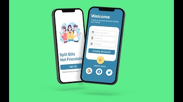 Designing an App to Split Bills with Friends in Figma - Speedart
