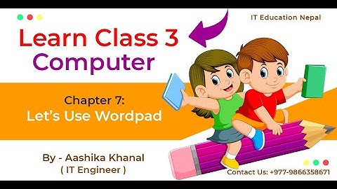 Ch7 | Grade 3 Computer Let