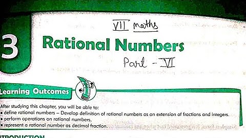 Class 7 Maths | Chapter 3 Rational Numbers Part 6 | MKD Agrim Academy