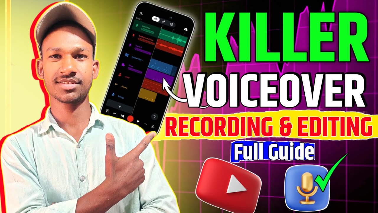 Picture of How To RECORD Professional VOICEOVER for YouTube Video's in mobile ...