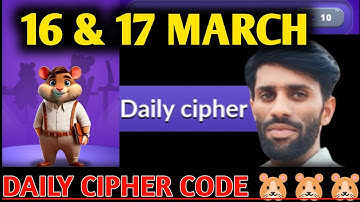 16 March Hamster Kombat Gamedev Heroes  Daily Cipher code 16 March| Today CIPHER codes|cipher