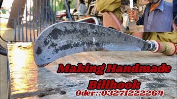 Forging process🌲#Making Handmade Billhook#How To Making A Billhook #blacksmith#forging #youtubevideo