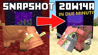 #Minecraft 1.16 in 2 MINUTI | I MOB SI TRASFORMANO! 🧟 #SnapShot 20w14a
