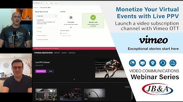 Webinar: Monetize Your Virtual Events with Vimeo OTT Live PPV