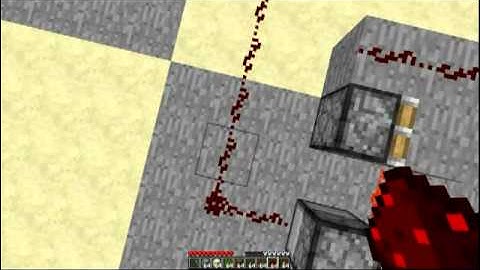 Minecraft Redstone Instant Block Update Detector